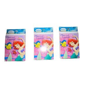 NIP Hallmark Disney Little Mermaid Ariel Birthday Party Invitations 3 Packs of 8